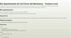 Desktop Screenshot of calferrer-montseny.com