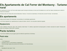 Tablet Screenshot of calferrer-montseny.com